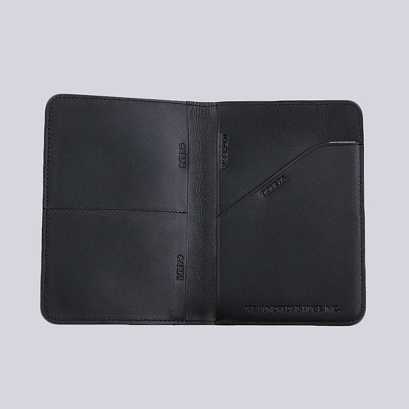   бумажник the hundreds Passport Wallet E16F112008-black - цена, описание, фото 2
